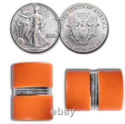 20 Pièces 1987 1 oz 20 Pièces American Silver Eagle BU tube orange d'origine