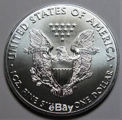 20 Silver American Eagles, 2016, 1 Rouleau En U. S. Mint Tube, Nice, Livraison Gratuite