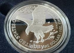 250e anniversaire de l'ARMÉE DES ÉTATS-UNIS Pièce en argent proof d'un oz avec aigle américain