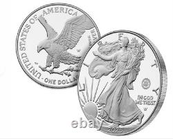 250e anniversaire de l'Armée des États-Unis - Pièce en argent One Oz American Eagle en précommande