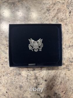 250e anniversaire de l'Armée des États-Unis - Pièce en argent d'un once avec épreuve aigle américain