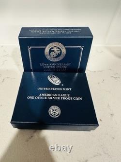 250e anniversaire du Corps des Marines des États-Unis - Pièce en argent de preuve d'une once avec aigle américain
