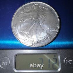 (2) 2021-W Aigles en Argent Américains 1 oz GEM BU (Type 2) Monnaie de West Point