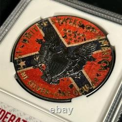 #3 RARE USA 1 oz Événement historique américain AIGLE D’ARGENT $1 Walking Liberty 2017 Rut