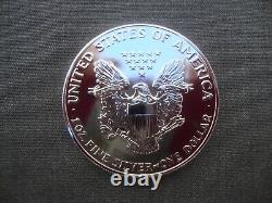 4 Pièces de 1 once en argent American Silver Eagle, plaquées or 24 carats, années bissextiles, Morgan Mint
