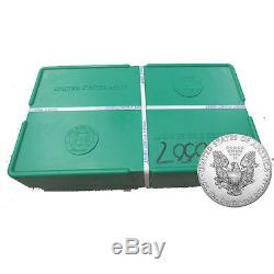500 Silver American Eagle 1oz Coins Sealed Us Box Mint Sealed Bank Wire Seulement
