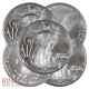 (5 Pièces) 2024 1 Oz. 999 $1 Aigle D'argent Américain Non Circulé