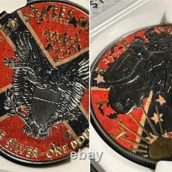#8 RARE USA 1 oz Événement historique AIGLE D’ARGENT américain 1 $ Walking Liberty 2017 Rut
