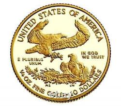 Acheter Ici2021-w 1/4oz Fine Gold Proof Am Eagle Coin(t-1)+us Mint Pres. Cs+extras