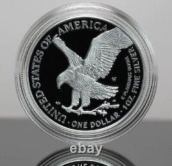 Aigle américain en argent 2021-W de type 2, épreuve de qualité 69 PCGS de la Monnaie des États-Unis