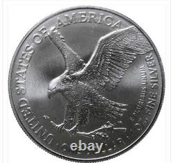 Aigle américain en argent des États-Unis 2021 à l'aube et au crépuscule 35e anniversaire ensemble de 2 pièces