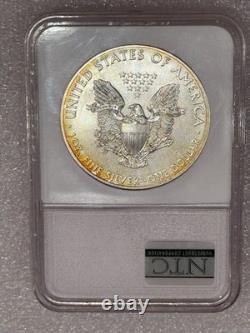 Aigle d'Argent 2014 1 oz. 999 Argent avec 160mg d'Argent Récupéré au Site du WTC Ground Zero