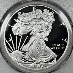 Aigle d'argent 2016-w (2019) Pcgs Pr70dcam bordé de lettres Wp Trésor de la Monnaie Reagan D210