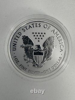 Aigle d'argent 2019-S 19XE Enhanced Reverse Proof avec boîte de la Monnaie américaine et COA numéroté