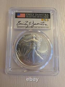 Aigle d’argent 2024 P PCGS MS69 Star Privy Emily Damstra