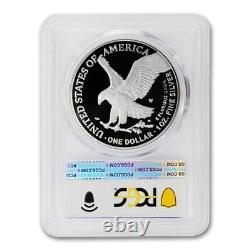 Aigle d'argent 2024-W de 1 $ PCGS PR70DCAM Première Frappe Deep Cameo Proof avec West Point