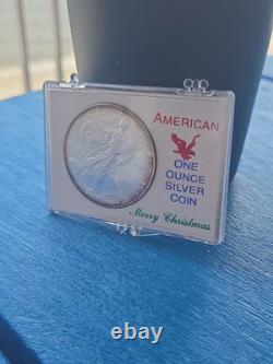Aigle d’argent West Point 2000, 1 oz, argent fin 999, ton naturel, beauté colorée