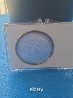 Aigle d’argent West Point 2000, 1 oz, argent fin 999, ton naturel, beauté colorée