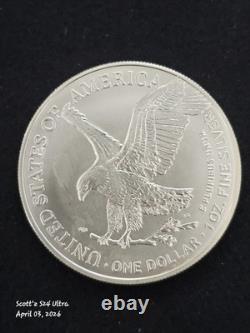 Aigle d’argent américain 2021 BU