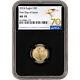 Aigle D'or Américain De 2024 1/10 Oz $5 Ngc Ms70 Première Jour Émission Note 70 Noir