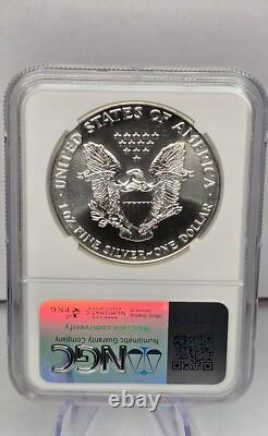 Aigle en Argent 1990 Ngc Ms69 Production Précoce Frappe en 1989 Boîte Scellée de la Monnaie des États-Unis