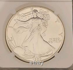 Aigle en Argent 1997 PRODUCTION ANTICIPÉE Frappé en 1996 MS69 Dans Boîte Scellée de la Monnaie Américaine