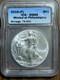 Aigle En Argent 2015 (p) Icg Ms69 Frapp&eacute; &agrave; La Monnaie De Philadelphie Tirage 79,640 Cl&eacute;