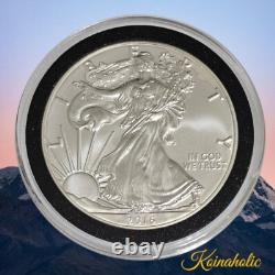 Aigle en Argent Américain 2016 de 1 $, 30e Anniversaire Sorti Rapidement du Tube de la Monnaie