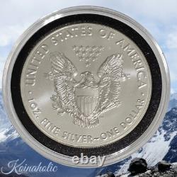Aigle en Argent Américain 2016 de 1 $, 30e Anniversaire Sorti Rapidement du Tube de la Monnaie