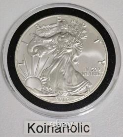 Aigle en Argent Américain 2016 de 1 $, 30e Anniversaire Sorti Rapidement du Tube de la Monnaie