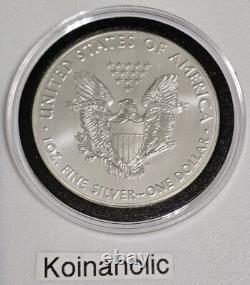 Aigle en Argent Américain 2016 de 1 $, 30e Anniversaire Sorti Rapidement du Tube de la Monnaie