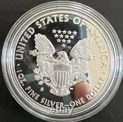 Aigle en Argent Américain 2017 1 once troy. 999 Argent Pièce de 1 $ BU Provenant d'un Tube de Monnaie