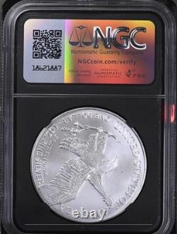 Aigle en Argent Américain 2024 MS70 NGC Premières Émissions, Signé par Trump Valeur de 260 $