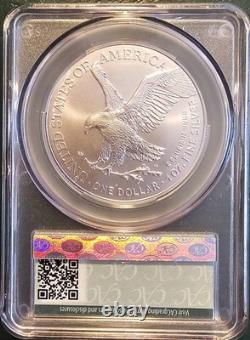 Aigle en Argent Américain 2025 CAC MS 70 Première Livraison