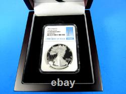 Aigle en Argent Américain 2025 S, S frappé NGC Pf 70 Ucam Premier Jour d'Émission