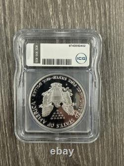Aigle en Argent Américain PR70 DCAM ICG 1990-S