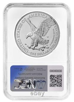 Aigle en Argent Bruni 1 oz W 2024 NGC MS70 Premières Émissions Boîtier Fabriqué aux États-Unis