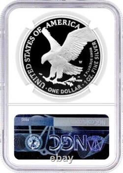 Aigle en Argent Preuve 2022 W $1 2024 Réserve de la Monnaie de West Point NGC PF70 UCAM Gaudioso