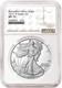 Aigle En Argent Poli 2025 W Ngc Ms70 étiquette Marron Pré-vente, Expédition Estimée Le 31/05