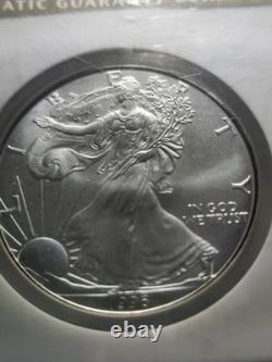 Aigles en argent MS 69 en ensemble de 3 pièces