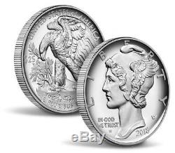 American Eagle 2018, Pièce De Preuve D'une Once Palladium Par Us Mint 4 Coins