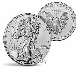 American Eagle 2021 One Onnce Silver Inverse Proof Two-coin Set Designer Ordonné