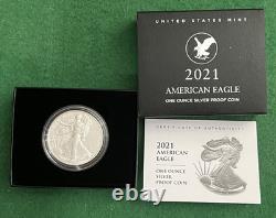 American Eagle PROOF 2021/2022 (lot de 2) avec certificat d’authenticité (COA) de la Monnaie de West Point American Eagle PROOF 2021/2022 (lot de 2) avec certificat d’authenticité (COA) de la Monnaie de West Point