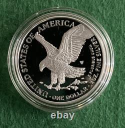 American Eagle PROOF 2021/2022 (lot de 2) avec certificat d’authenticité (COA) de la Monnaie de West Point