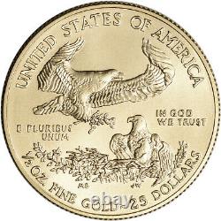 American Gold Eagle 1/2 Oz $25 Random Date 1 Roll 40 Bu Pièces Dans Le Tube De Menthe