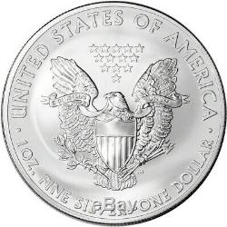 American Silver Eagle 2013 (1 Oz) 1 $ 1 Rouleau De 20 Pièces De 20 Bu En Tube De Menthe