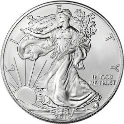 American Silver Eagle 2013 (1 Oz) 1 $ 1 Rouleau Vingt Pièces De 20 Bu En Tube De Menthe