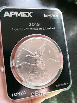 Apmex Mintdirect Premier 1 Oz. 999 Silver 4 Coin Lot. Quatre Onces. Eagle Libertad