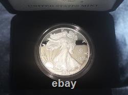 Boîte 2025-W Proof 1 $ American Silver Eagle Army Privy 250e anniversaire, OGP