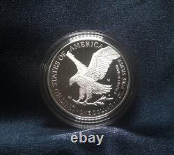 Boîte 2025-W Proof 1 $ American Silver Eagle Army Privy 250e anniversaire, OGP